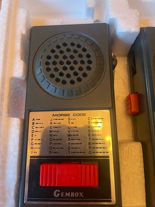 Walkie Talkie Gembox KT-4 Vintage Caja Original