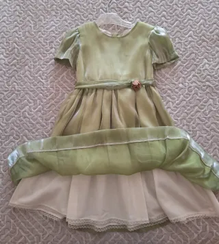Vestido raso niña talla 6