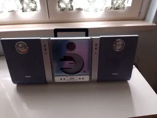 Lettore CD Radio Philips Blu/Argento