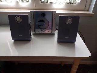 Lettore CD Radio Philips Blu/Argento