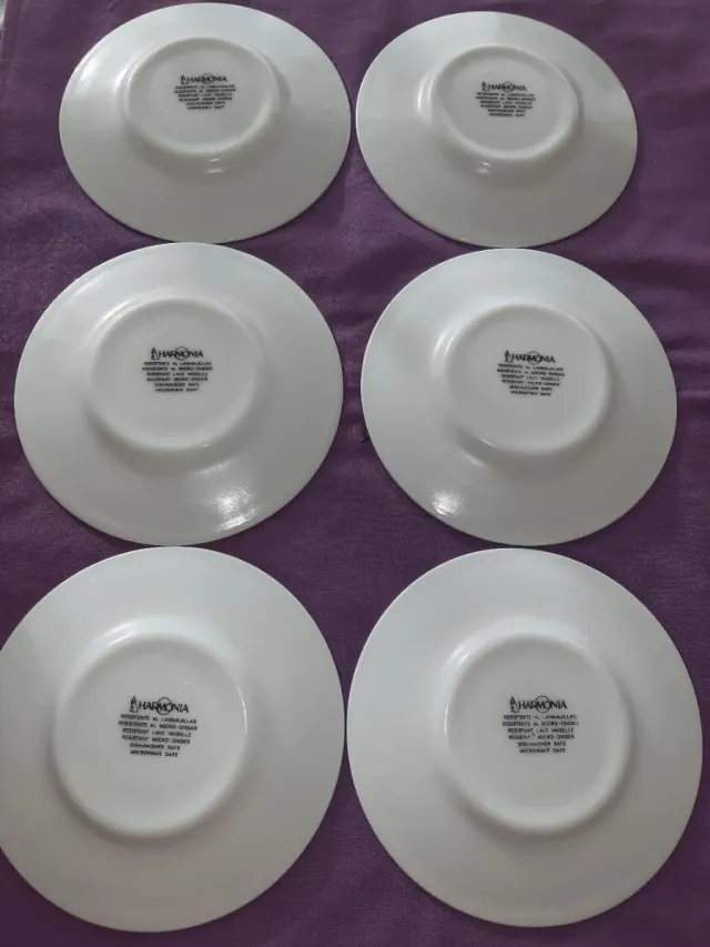 6 Platos Arcopal Harmonia