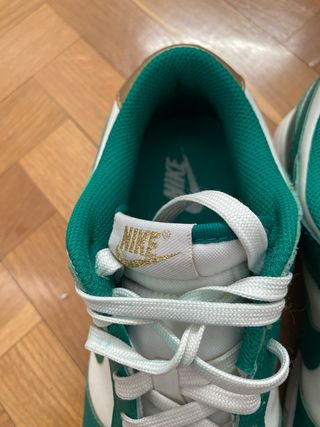 Nike Dunk Low Verdes y Blancas Talla 40 Originales