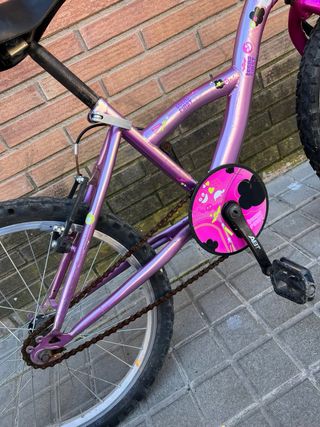 Bicicleta infantil morada