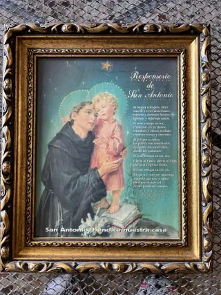 Cuadro San Antonio de Padua Niño Jesús