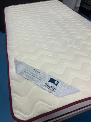 Base tapizada + Colchón 105x190