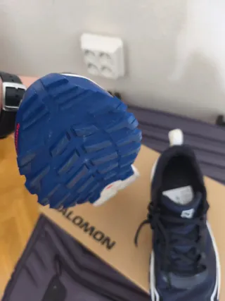 Zapatillas Salomon Mujer Negras y Azules