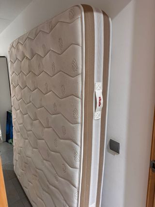 Base cama y cabecero negro