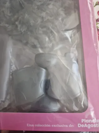 Nancy Colección Abrigo Pelo Gris y Orejeras