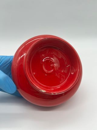 Posacenere Gabbianelli anni '70 rosso