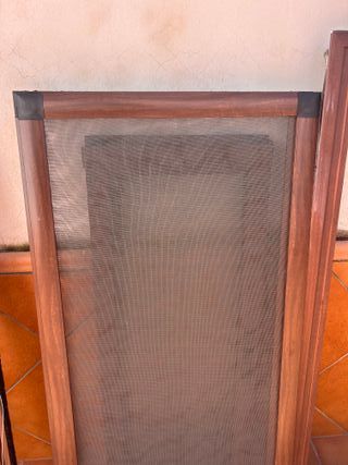 Ventanas PVC Nogal