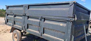 Remolque basculante 2 ejes 6.000 Kilos.