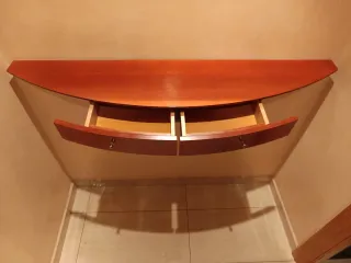 Mueble Recibidor Espejo y Estante