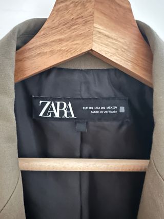 Blazer oversize Zara verde militar