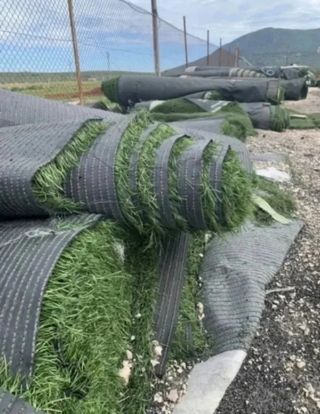 Césped artificial reciclado