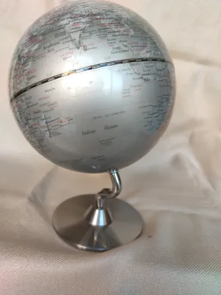 Globo terráqueo decorativo