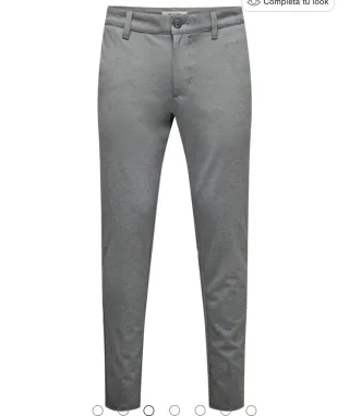 Pantalón Only & Sons gris talla 28