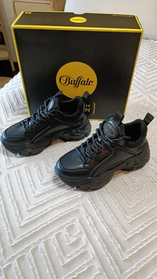 Buffalo Binary Zapatillas Negras