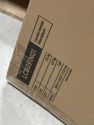 Cesto per bucato SONGMICS (150 L, 3 scomparti, coperchio in bambù, maniglie, pieghevole, sacchetto estraibile lavabile, per lavanderia, camera da letto, colore legno LCB091N01)