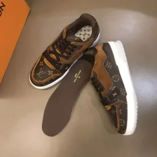 Zapatos Louis Vuitton Marrones monograma