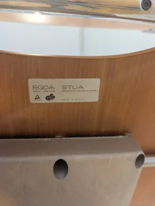 Silla de oficina Stua Egoa madera y metal