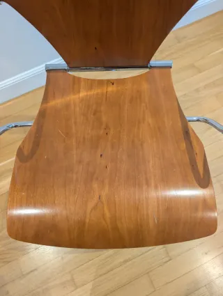 Silla de oficina Stua Egoa madera y metal