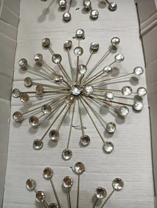 Decorazione murale con stelle in cristallo e metallo Maison du Monde