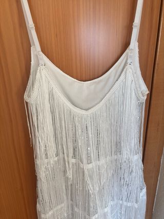 Vestido Blanco Fiesta Corto