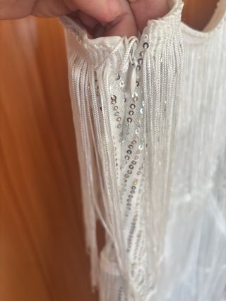 Vestido Blanco Fiesta Corto