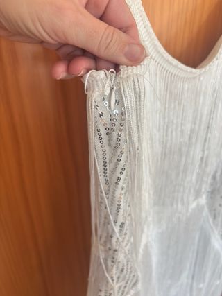 Vestido Blanco Fiesta Corto