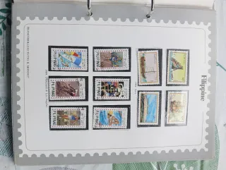 Album Francobolli Asia Oceania Fabbri Editori