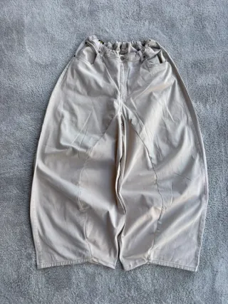 Pantalone Baggy JNCO Style Wide Leg Y2K Ricamato