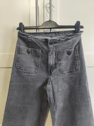 Stradivarius Jeans Gris Talla 36