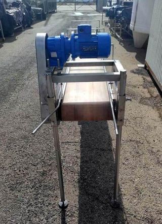 Cinta transportadora inox con banda PVC 300x34cm