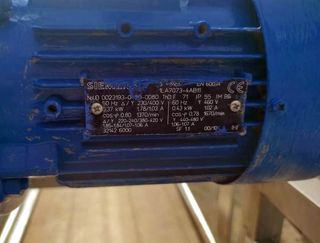 Cinta transportadora inox con banda PVC 300x34cm