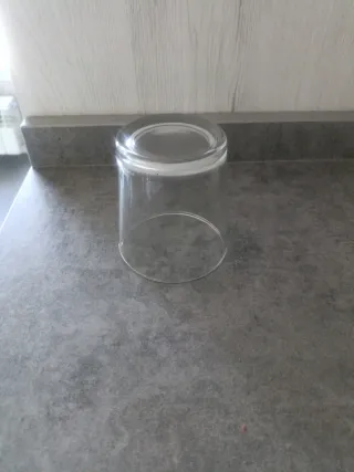 Vasos de cristal transparentes