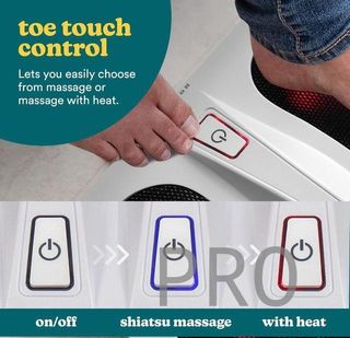 Masajeador eléctrico para pies con calor - Homedic