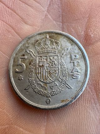 Moneda 5 Pesetas Juan Carlos I 1975