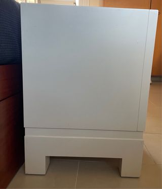 Cajonera/Mesita Noche Blanca Madera