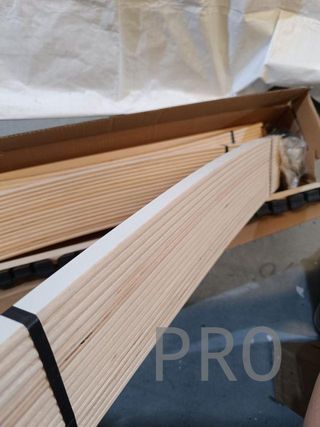 Somier de láminas POLDI estructura de madera90x200