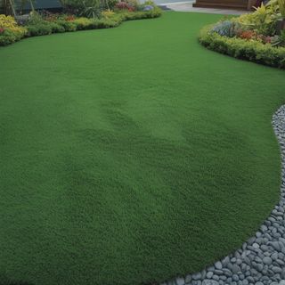 Césped artificial reutilizado