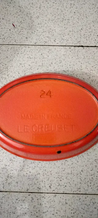 Bandeja hierro fundido...Le Creuset Francia...