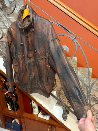 Giubbino Vera Pelle Vintage mod. Vecchia America