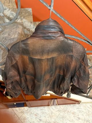 Giubbino Vera Pelle Vintage mod. Vecchia America