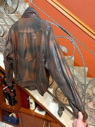 Giubbino Vera Pelle Vintage mod. Vecchia America