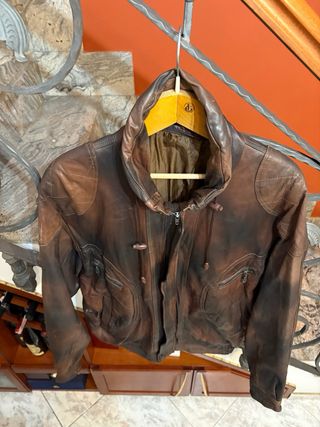 Giubbino Vera Pelle Vintage mod. Vecchia America