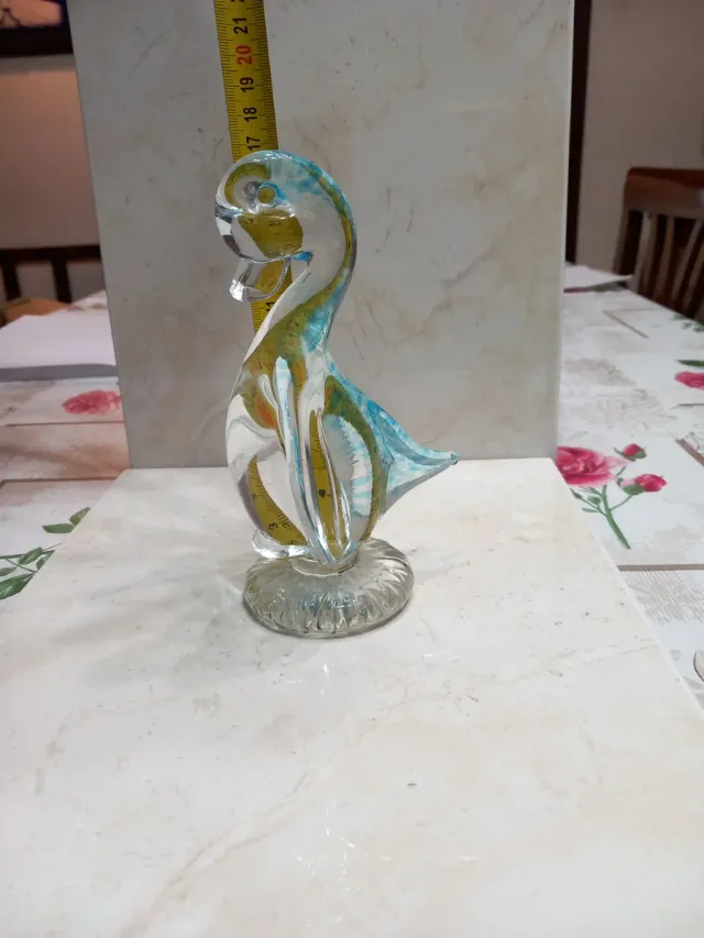 Paperella Murano in Vetro Blu PC