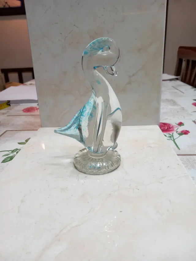 Paperella Murano in Vetro Blu PC