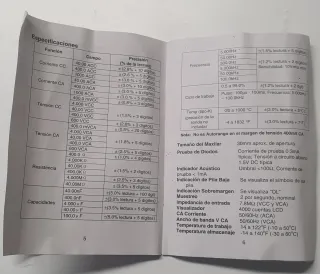 Pinza Amperimétrica 1000A CC/CA G-36
