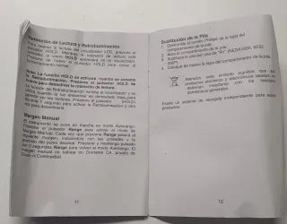 Pinza Amperimétrica 1000A CC/CA G-36