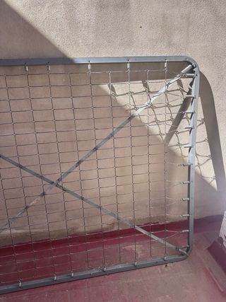 Somier metálico gris 135x180